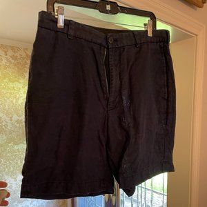 Brooks Brothers Navy Linen Shorts